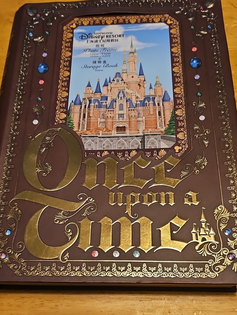 NWT Disney Photo & Storage Book - Cinderella Castle - Once Upon a Time